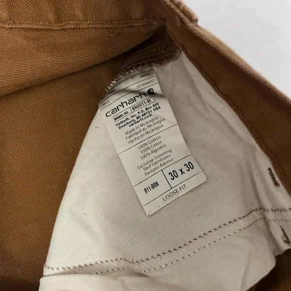 Carhartt Men's Brown Work Pants - Picture 3 of 3